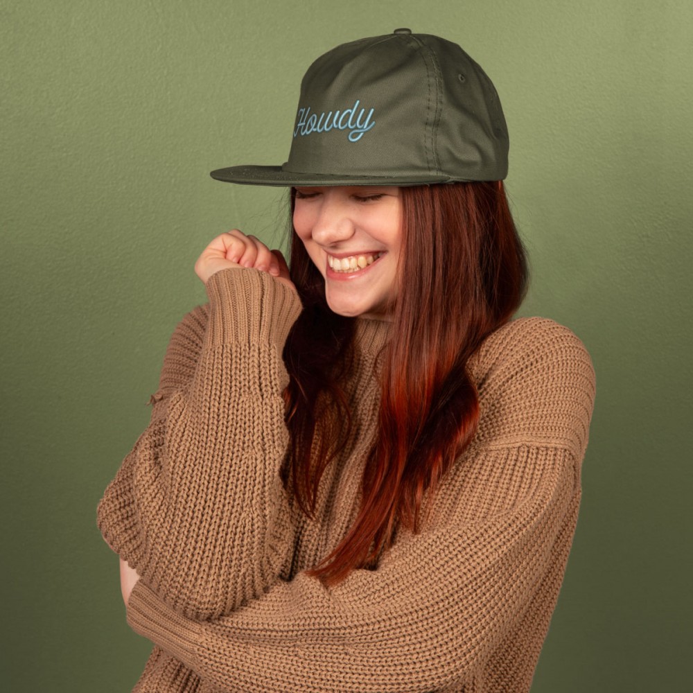 5-Panel Hat - Flat Brim - Unstructured - Cotton Twill 5-Panel Hat - Flat Brim - Unstructured - Cotton Twill