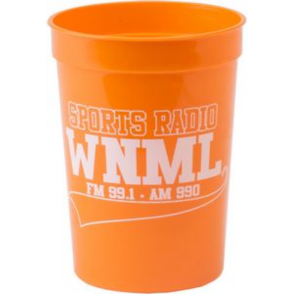 12 Oz. Smooth Plastic Stadium Cup 12 Oz. Smooth Plastic Stadium Cup