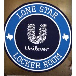 Full Color Printed Carpet ROUND Business Rug - Oversized Corporate Logo Mat - 8' ROUND