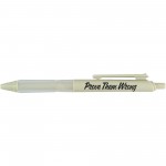 Recycled Soft-Touch Pen with Silicone Grip