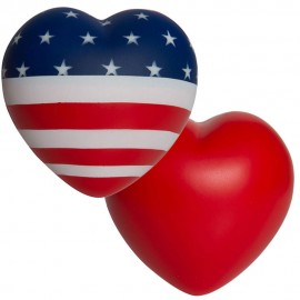  Squeezies Stress Reliever Flag Heart