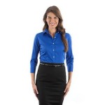 Custom Embroidered Women's Van Heusen Sleeve Twill Dress Shirt