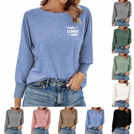 Women's Casual 3/4 Sleeve T-Shirts Custom Printed
