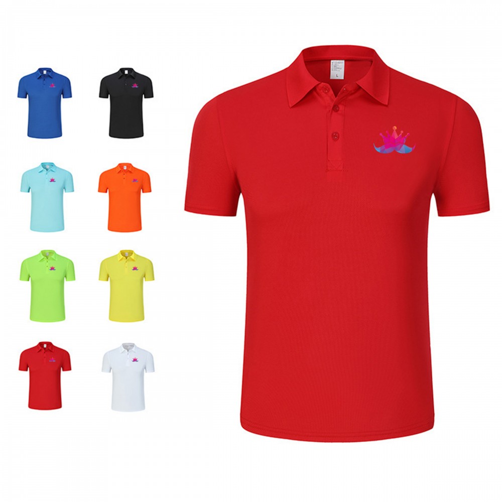 Customized Collar Polo Shirt Custom Printed