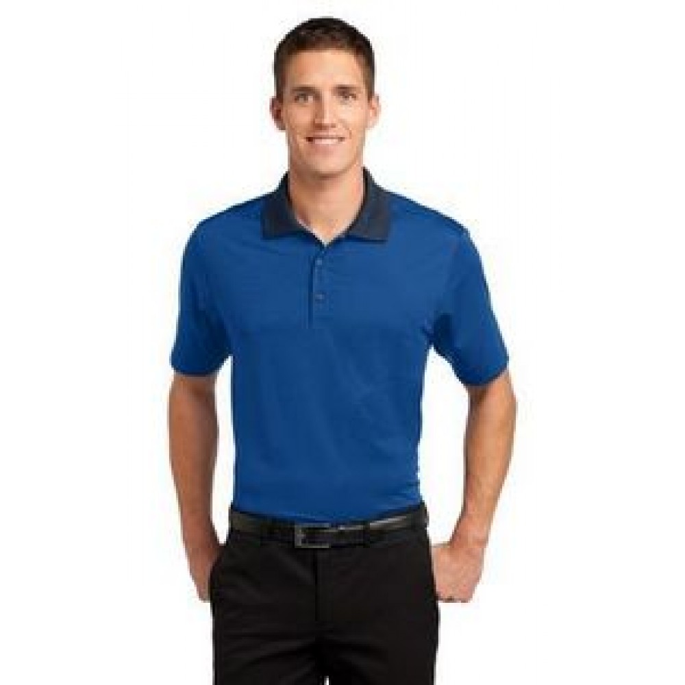Port Authority® Fine Stripe Performance Polo Shirt Custom Embroidered Port Authority® Fine Stripe Performance Polo Shirt Custom Embroidered
