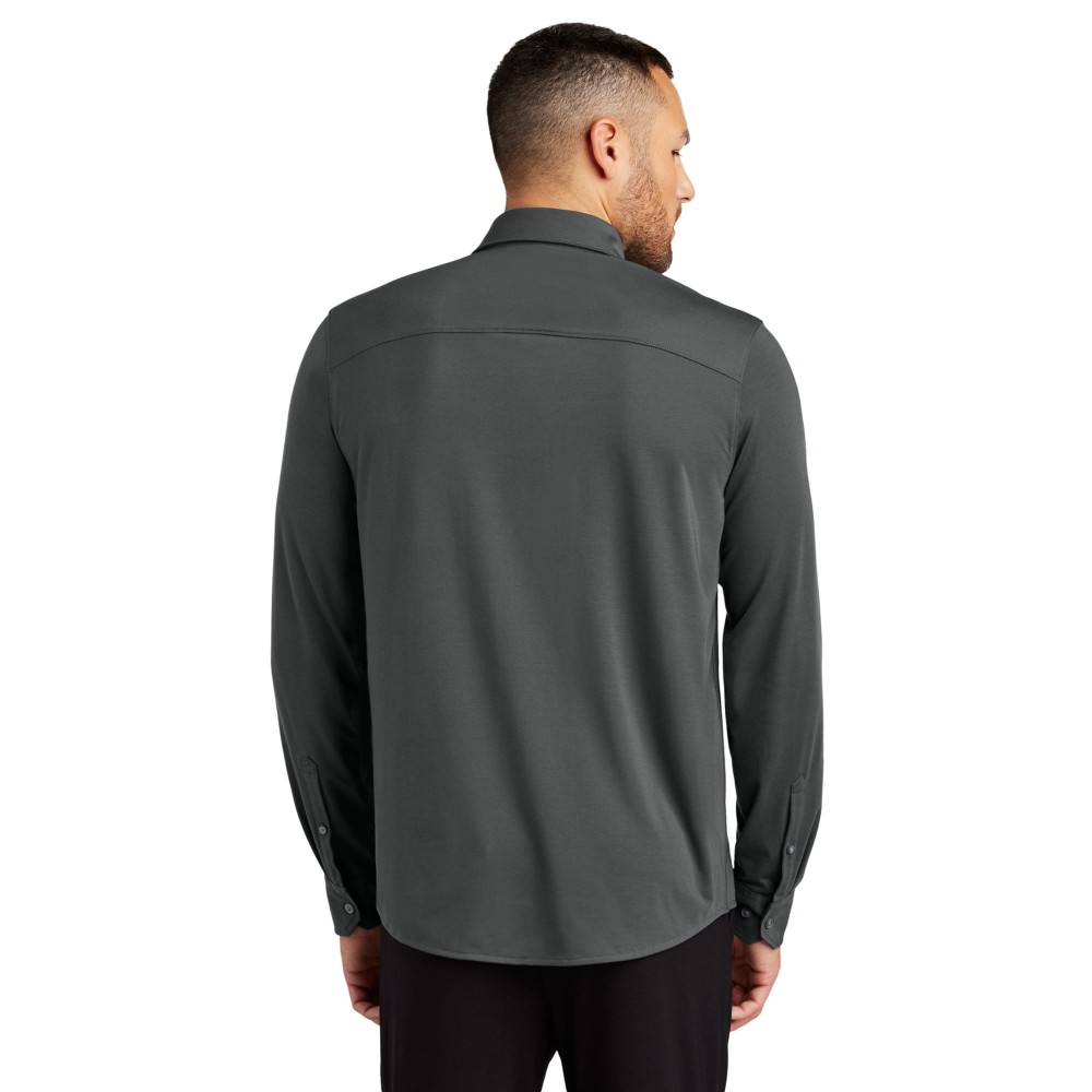 Custom Embroidered Mercer+Mettle Stretch Jersey Long Sleeve Shirt