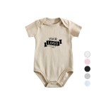 6.7 oz 100% Cotton Baby Romper Custom Embroidered