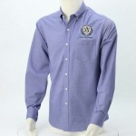 Logo Imprinted Custom Men's Oxford Shirt