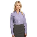 Custom Embroidered Port Authority Ladies Plaid Pattern Easy Care Shirt
