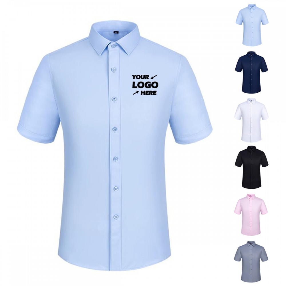 Custom Embroidered Classic Stretch Business Shirts