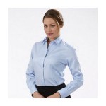 Women's Van Heusen Non-Iron Pinpoint Dress Shirt Logo Imprinted