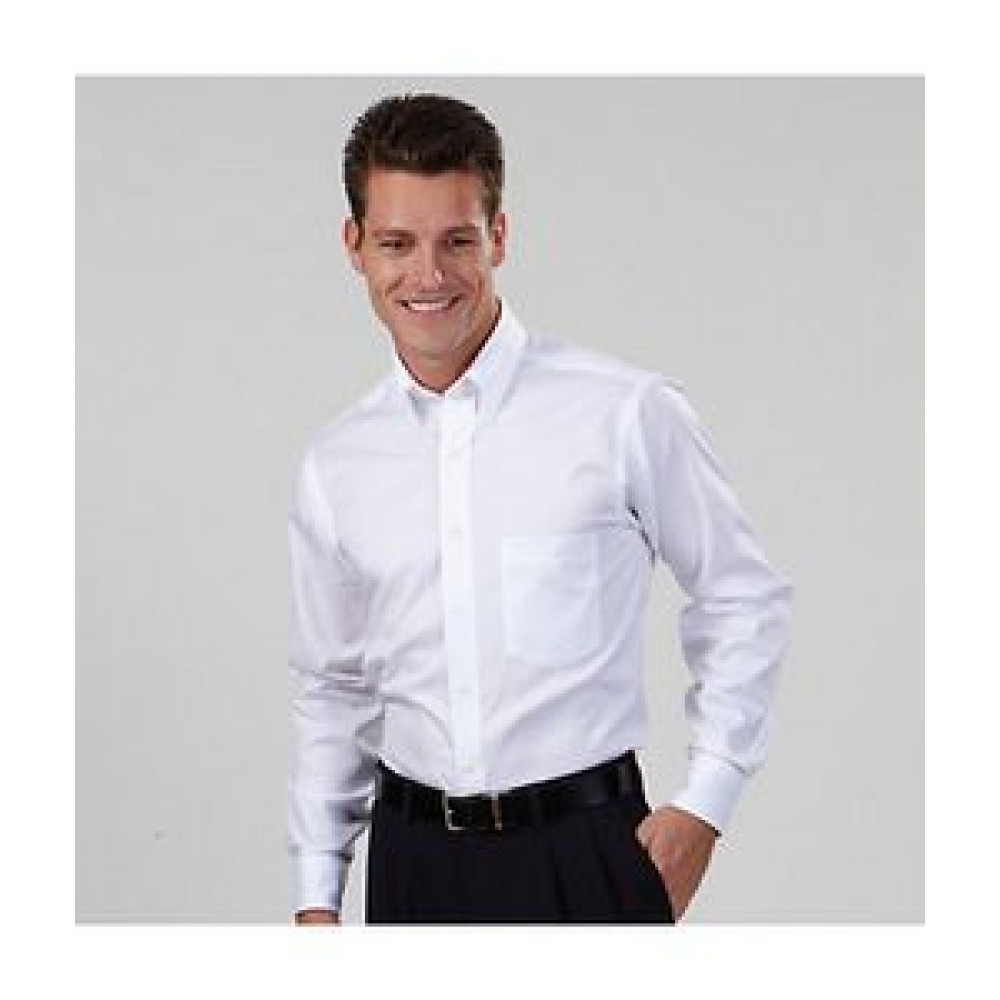 Men's Eagle Non-Iron Pinpoint Dress Shirt Logo Imprinted Men's Eagle Non-Iron Pinpoint Dress Shirt Logo Imprinted