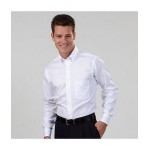Men's Eagle Non-Iron Pinpoint Dress Shirt Logo Imprinted