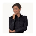 Custom Printed Women's Calvin Klein Micro Herringbone Dress Shirt