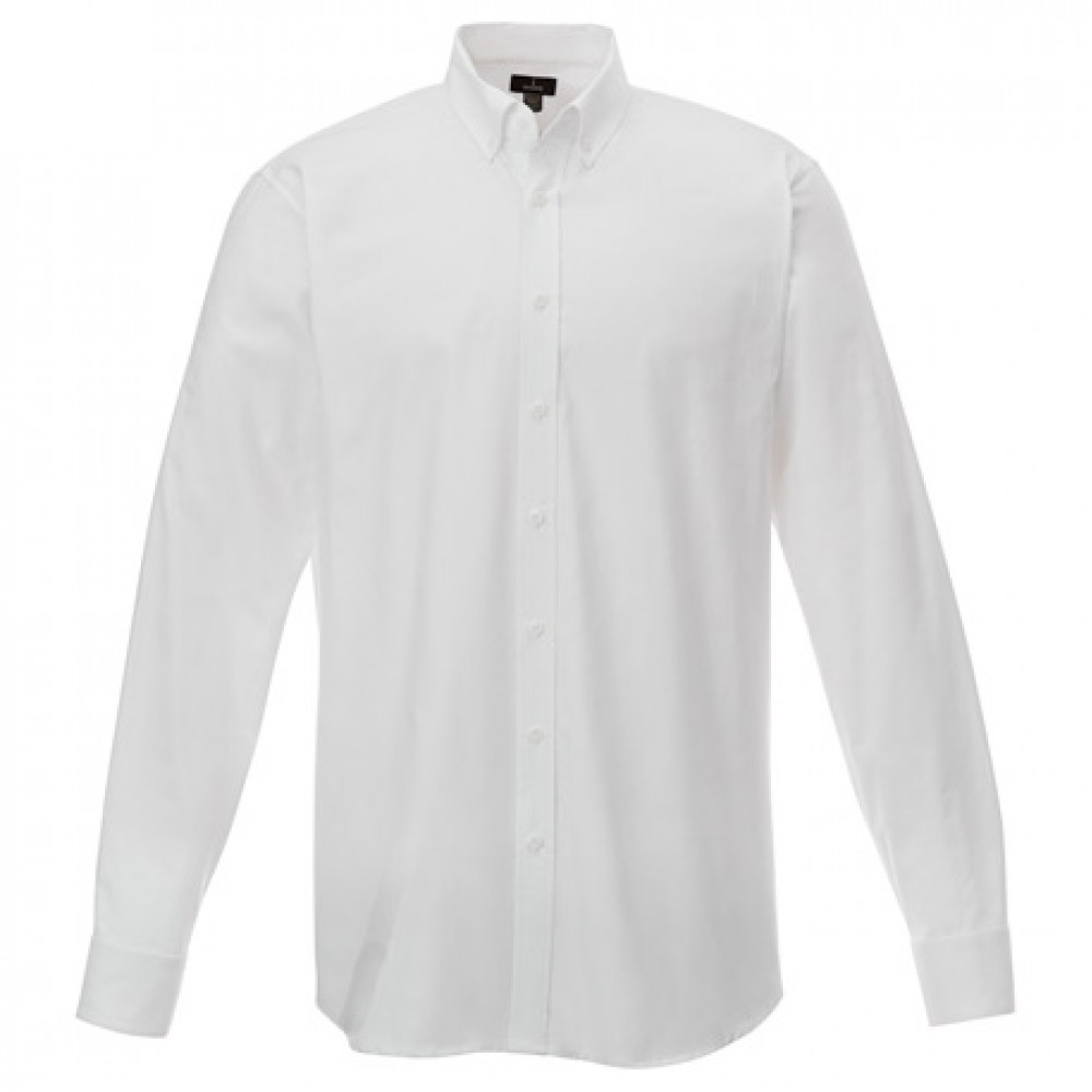 Trimark M-Irvine Oxford Long Sleeve Shirt Tall Logo Imprinted