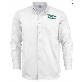 Men's Long Sleeve Oxford Shirt Custom Printed