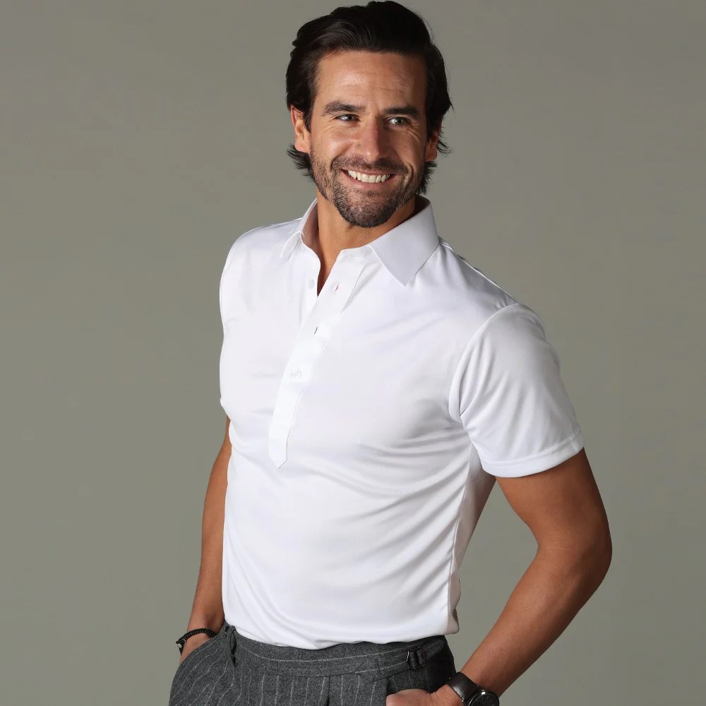 Custom Embroidered Collars & Co. Semi-Spread Collar Polo