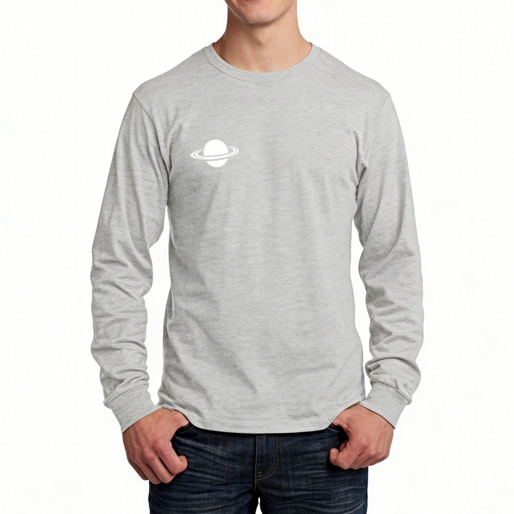 Long Sleeve Core Cotton T-Shirt Logo Imprinted