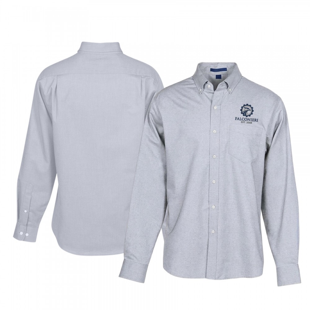 Custom Embroidered Oxford Shirt Stain-resistant