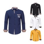 Men's Dress Shirts Custom Embroidered