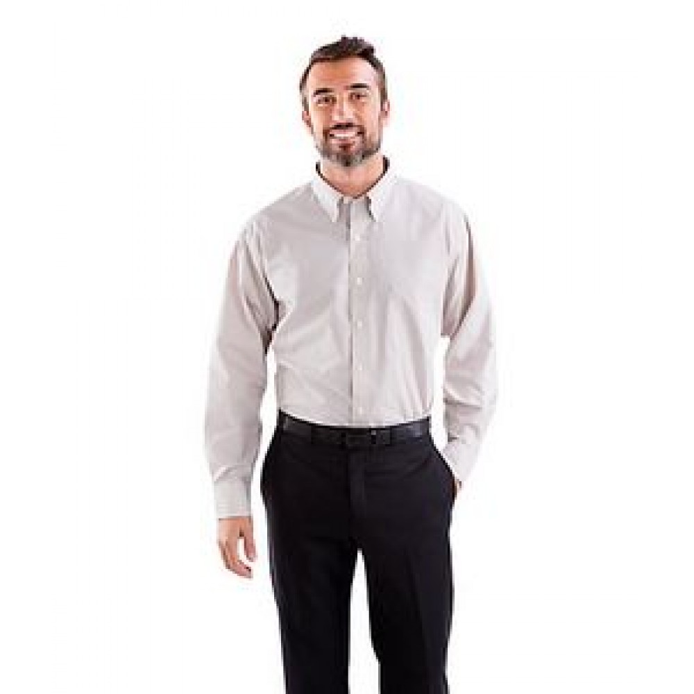 Men's Van Heusen Yarn Dye Mini Check Dress Shirt Custom Embroidered Men's Van Heusen Yarn Dye Mini Check Dress Shirt Custom Embroidered