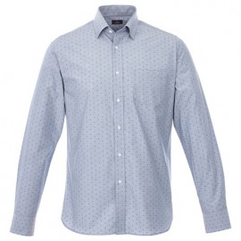 Men's HUNTINGTON Long Sleeve Shirt Logo Imprinted  Men