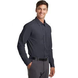 Port Authority Dimension Knit Dress Shirt. Logo Imprinted