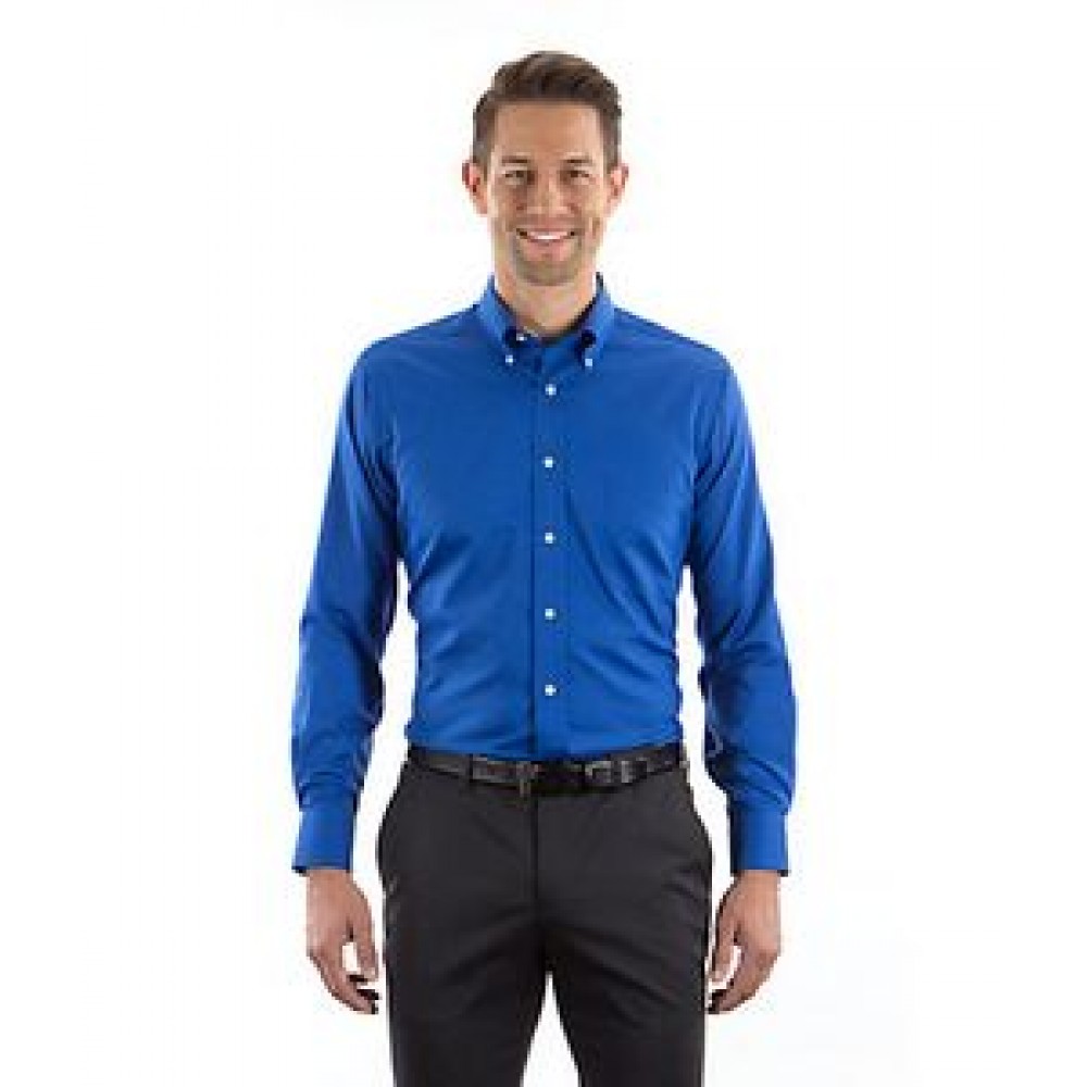 Men's Van Heusen Long Sleeve Dress Twill Shirt Custom Embroidered Men's Van Heusen Long Sleeve Dress Twill Shirt Custom Embroidered