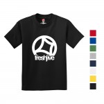 Hanes - Youth Authentic 100% Cotton T-Shirt Logo Imprinted