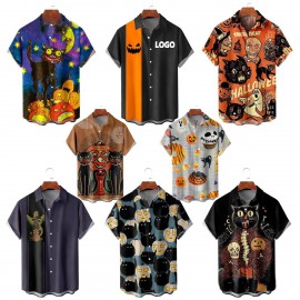 Halloween Shirt Custom Embroidered