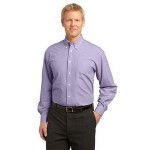 Port Authority Plaid Pattern Easy Care Shirt Custom Printed