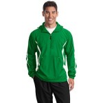 Custom Embroidered Sport-Tek Men's Colorblock Raglan Anorak Jacket