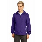 Custom Embroidered Sport-Tek Ladies' Colorblock Hooded Raglan Jacket