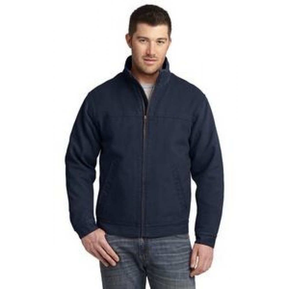 Cornerstone Washed Duck Cloth Flannel-Lined Work Jacket Custom Embroidered Cornerstone Washed Duck Cloth Flannel-Lined Work Jacket Custom Embroidered