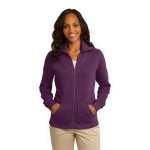 Port Authority Ladies' Slub Fleece Full-Zip Jacket Custom Printed