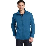 Port Authority Men's Sweater Fleece Jacket Custom Embroidered