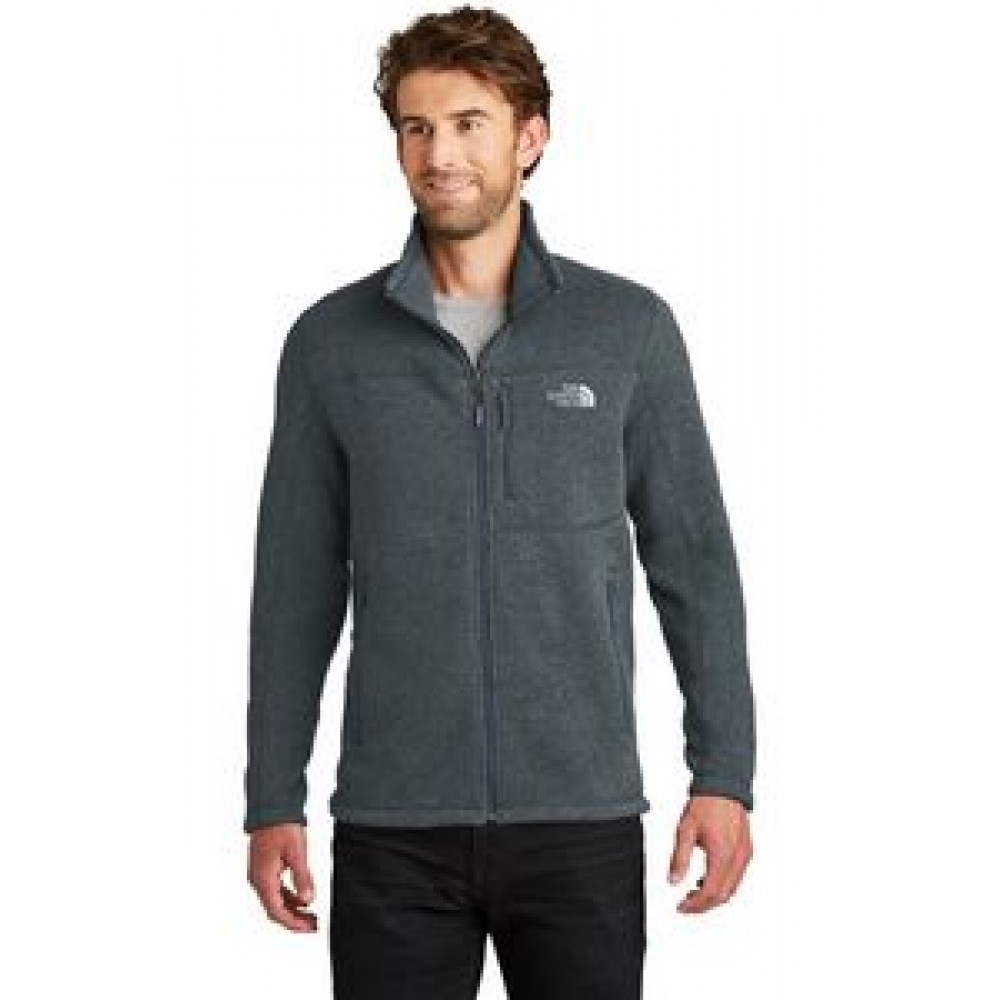 The North Face Men's Sweater Fleece Jacket Logo Imprinted The North Face Men's Sweater Fleece Jacket Logo Imprinted
