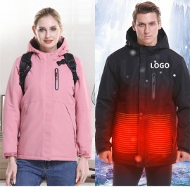 Washable Heated Jacket Logo Imprinted
