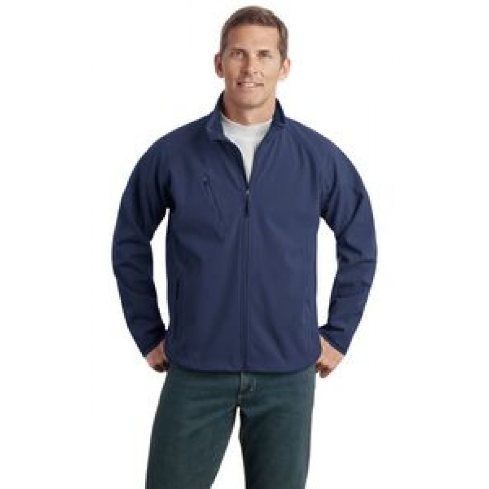 Port Authority Men's Textured Soft Shell Jacket Custom Embroidered Port Authority Men's Textured Soft Shell Jacket Custom Embroidered