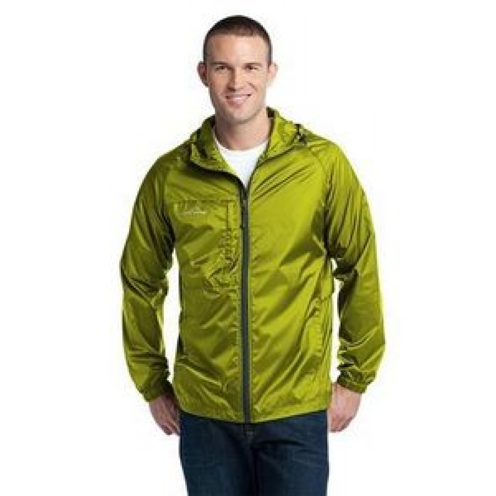 Custom Embroidered Eddie Bauer Men's Packable Wind Jacket Custom Embroidered Eddie Bauer Men's Packable Wind Jacket