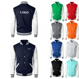 Custom Embroidered Unisex Varsity Baseball Jacket