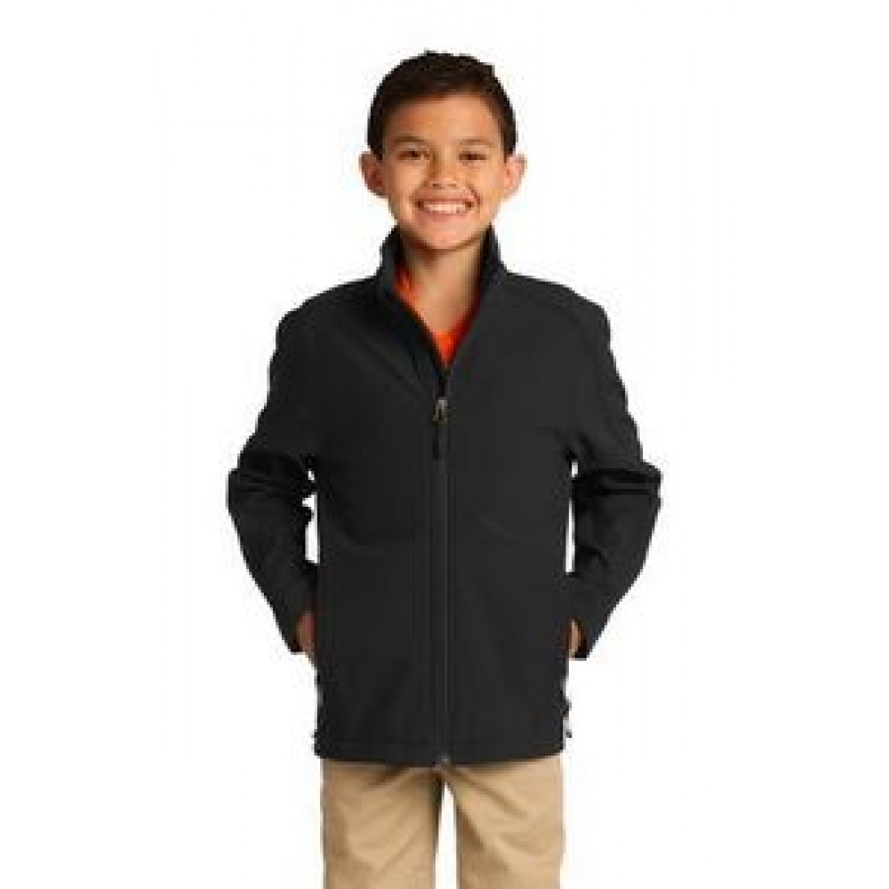 Port Authority Youth Core Soft Shell Jacket Logo Imprinted Port Authority Youth Core Soft Shell Jacket Logo Imprinted