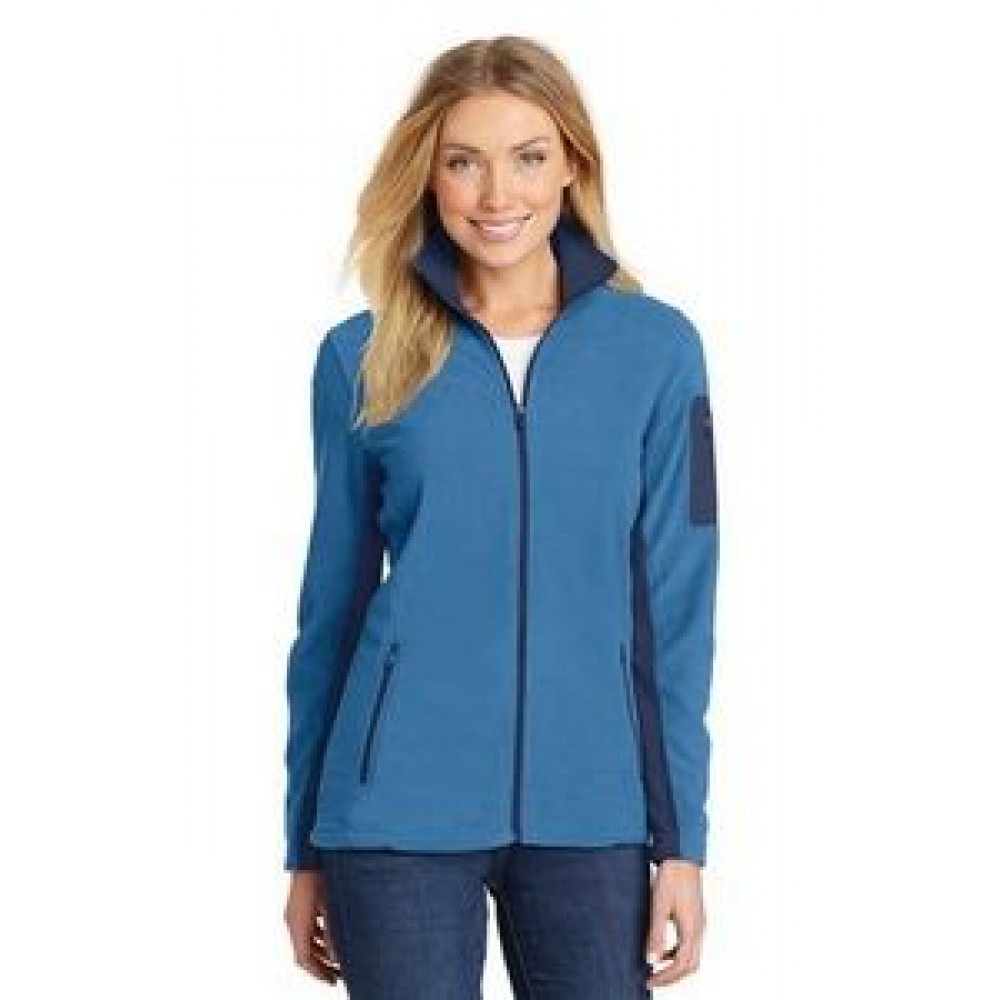 Logo Imprinted Port Authority Ladies' Summit Fleece Full-Zip Jacket Logo Imprinted Port Authority Ladies' Summit Fleece Full-Zip Jacket