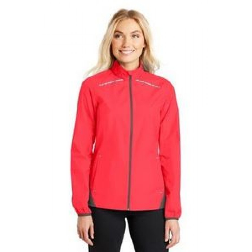 Custom Printed Port Authority Ladies' Zephyr Reflective Hit Full-Zip Jacket Custom Printed Port Authority Ladies' Zephyr Reflective Hit Full-Zip Jacket