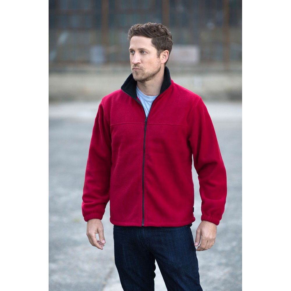 Custom Printed Newport Fleece Jacket with Recycled Yarn Custom Printed Newport Fleece Jacket with Recycled Yarn
