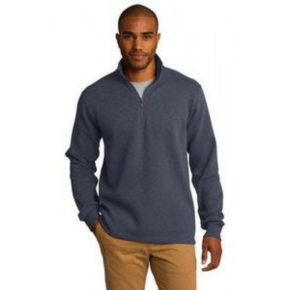 Port Authority Slub Fleece 1/4-Zip Pullover Custom Printed Port Authority Slub Fleece 1/4-Zip Pullover Custom Printed