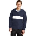 Custom Embroidered Sport-Tek Men's Zipped Pocket Anorak Jacket