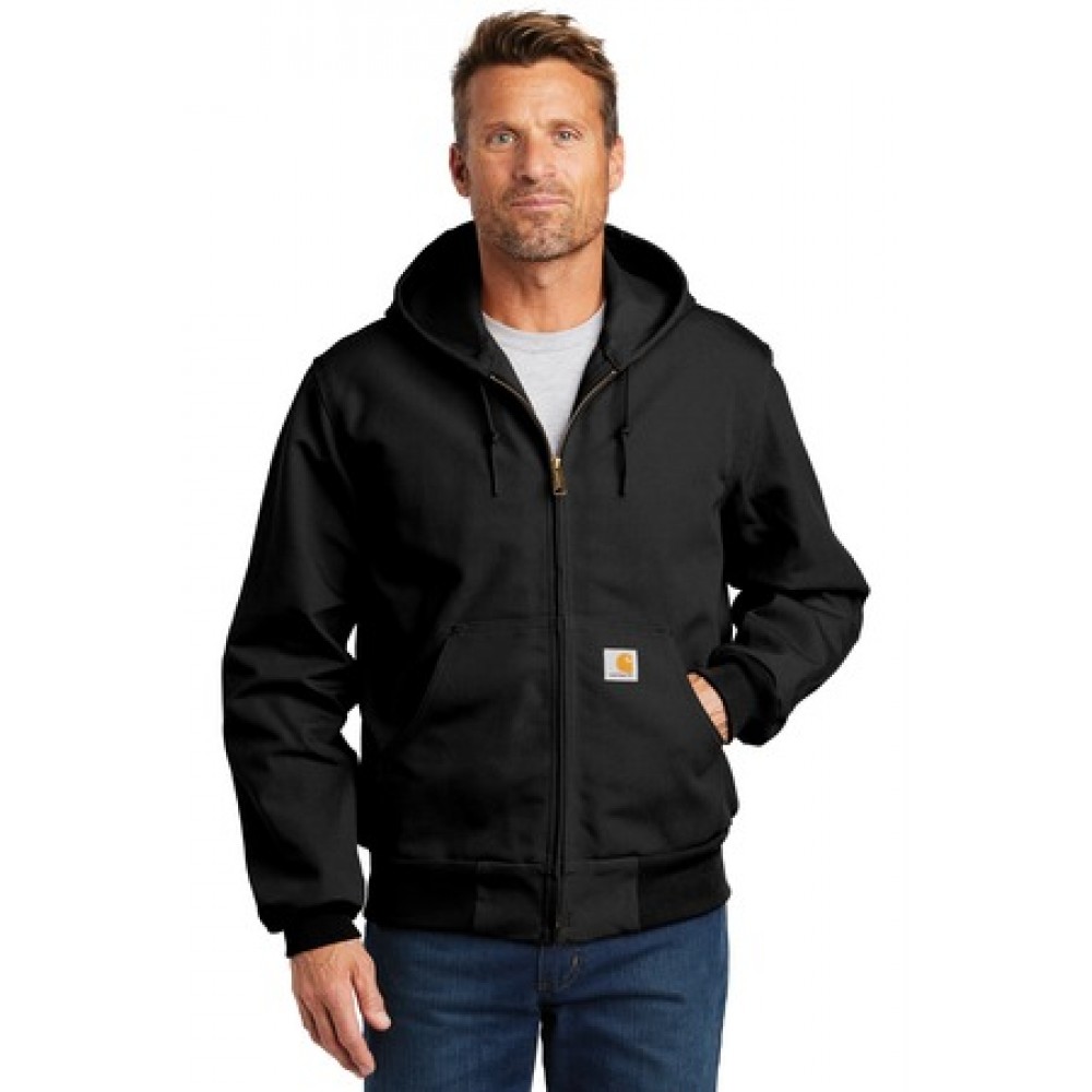 Custom Embroidered Carhartt Tall Thermal-Lined Duck Active Jacket Custom Embroidered Carhartt Tall Thermal-Lined Duck Active Jacket