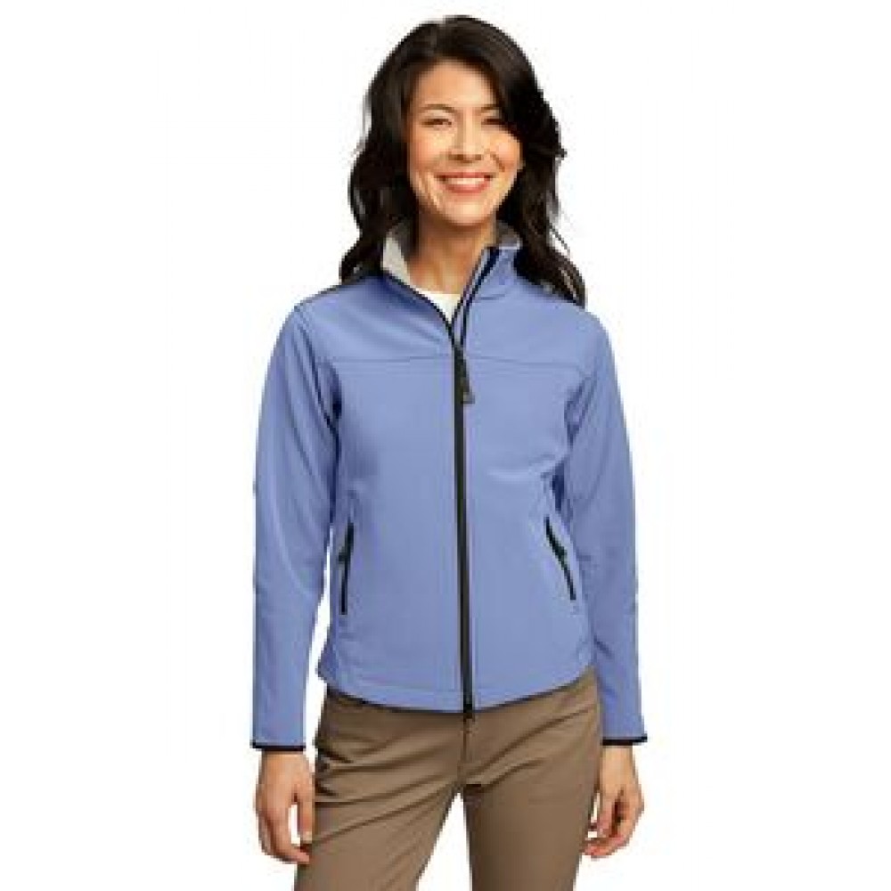 Port Authority Ladies' Glacier Soft Shell Jacket Custom Embroidered Port Authority Ladies' Glacier Soft Shell Jacket Custom Embroidered