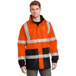 Custom Embroidered Cornerstone ANSI 107 Class 3 Waterproof Parka Jacket